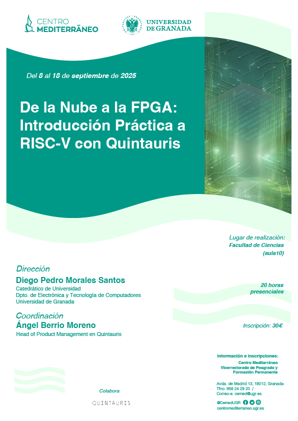 Portada del anuncio del curso